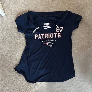 Gronkowski Patriots Football Navy T-Shirt